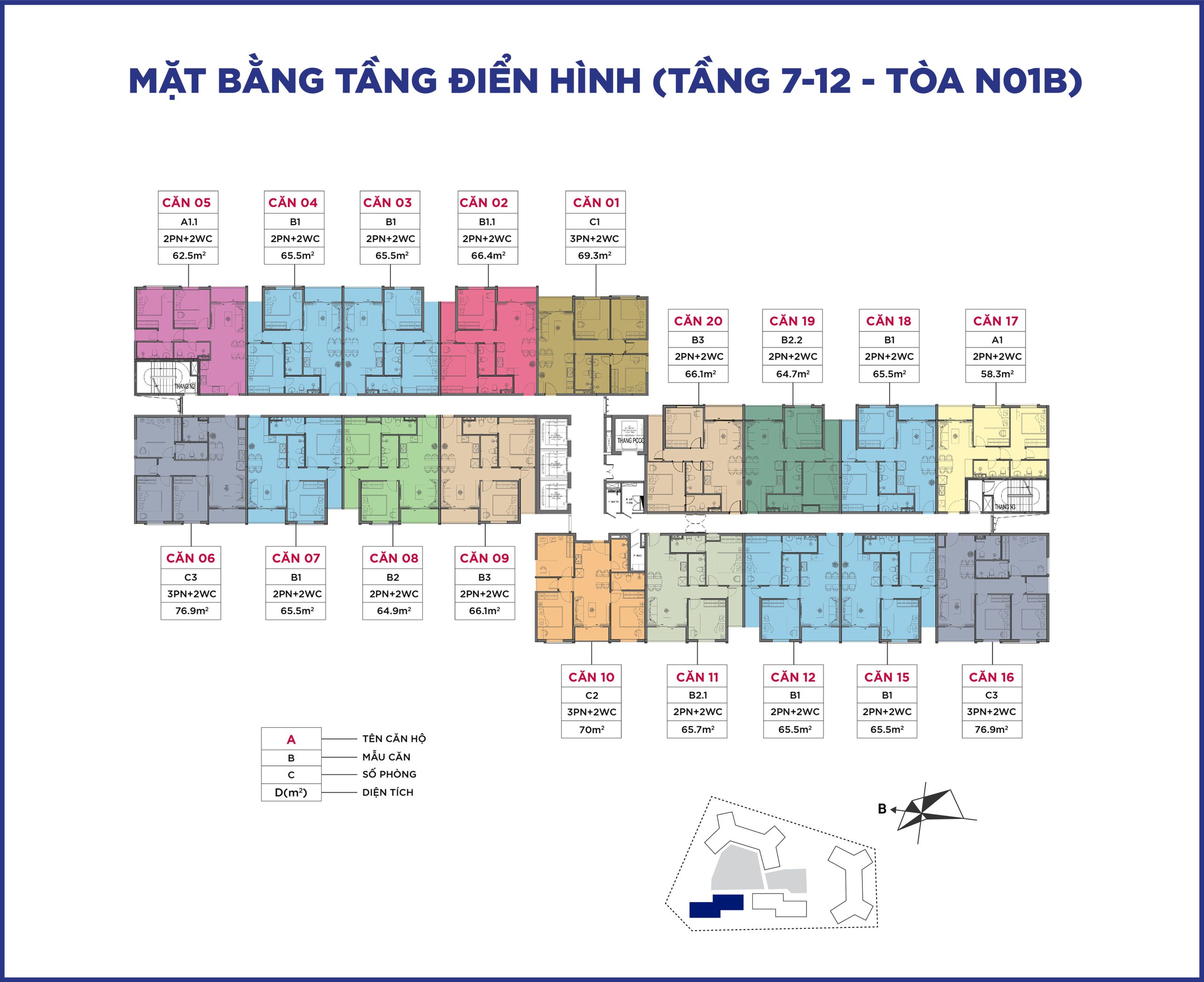 Mặt bằng tầng — layout 2