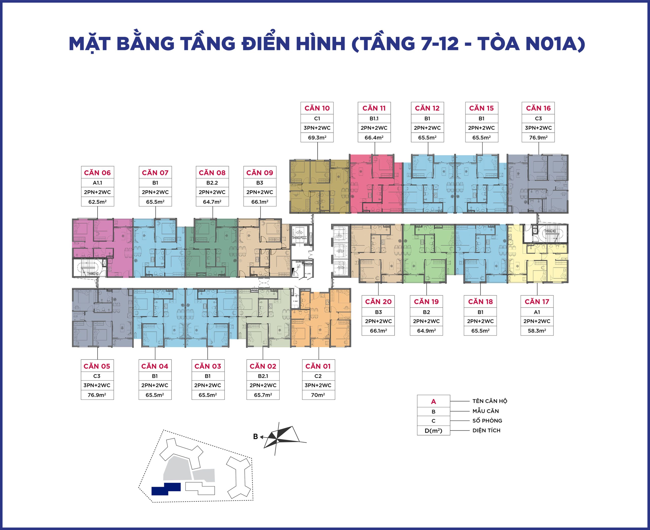 Mặt bằng tầng — layout 2